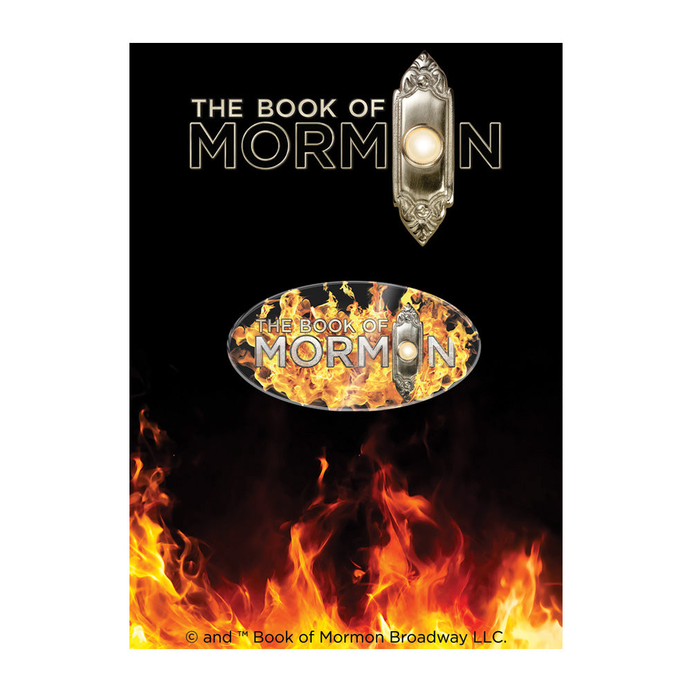 Book of Mormon the Musical Flame Logo Pin