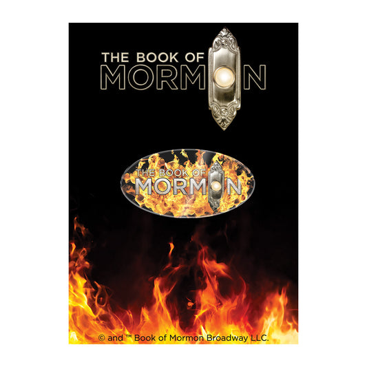 Book of Mormon the Musical Flame Logo Pin