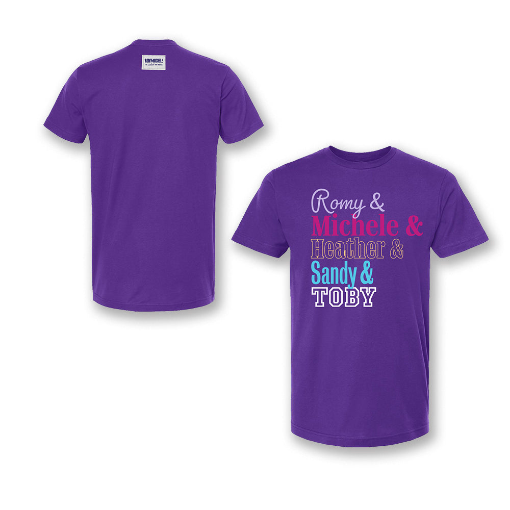 Romy & Michele Names Tee