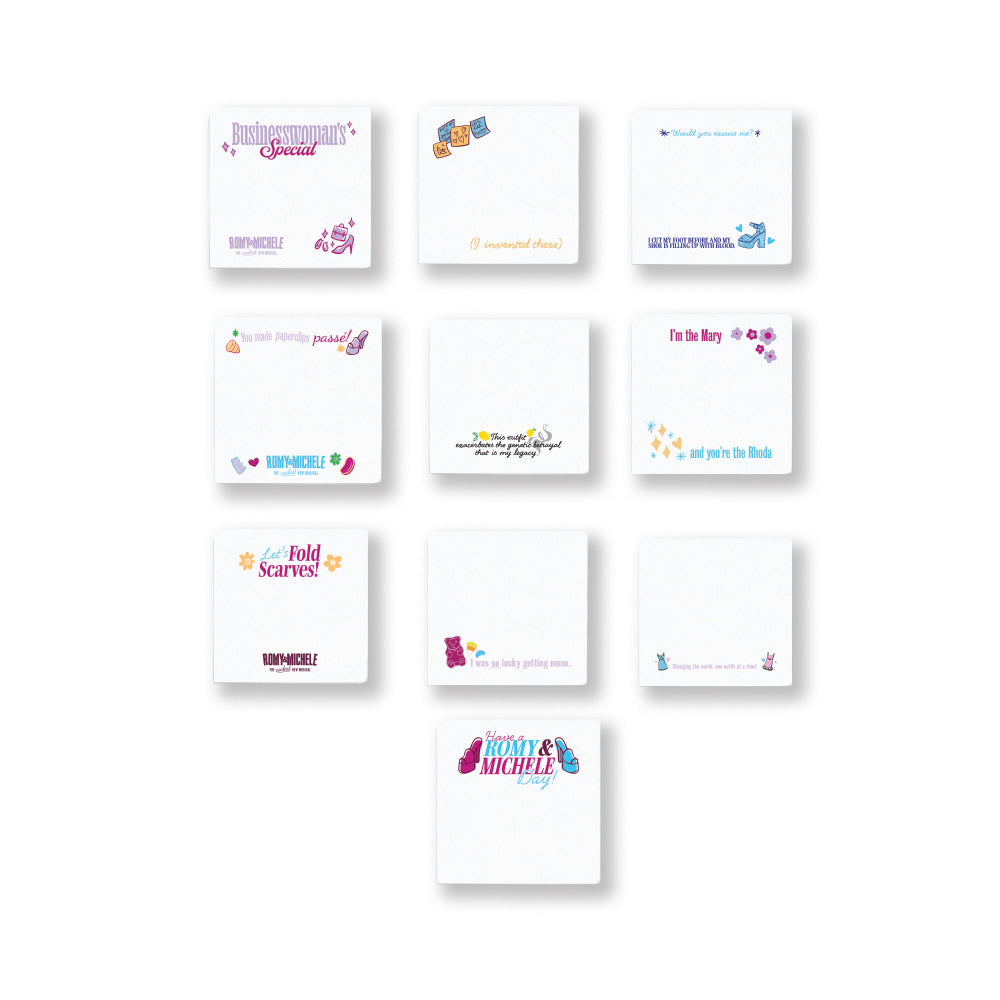 Romy & Michele Sticky Note Pad