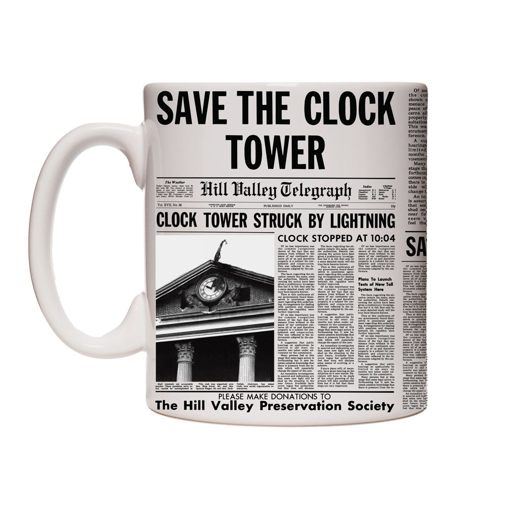 Back to the Future the Musical Clock Tower Mug