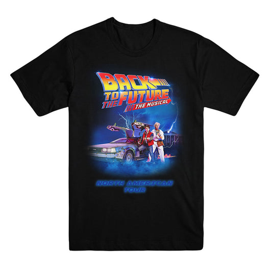 Back to the Future North American Tour Key Art Youth Tee