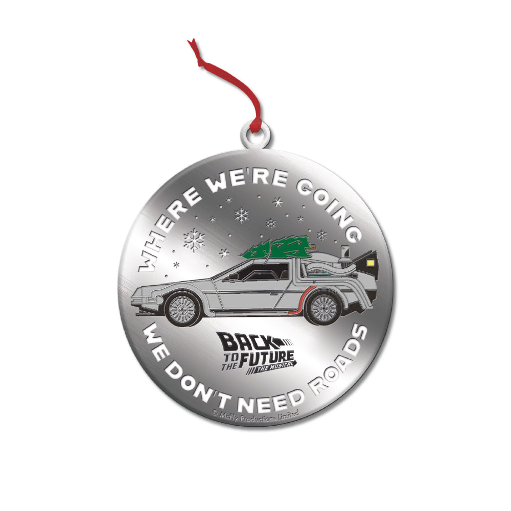 Back to the Future the Musical No Roads Ornament