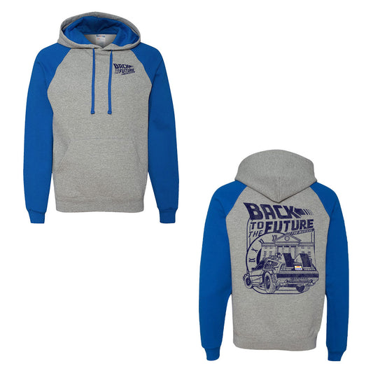 Back to the Future The Musical Raglan Hoodie