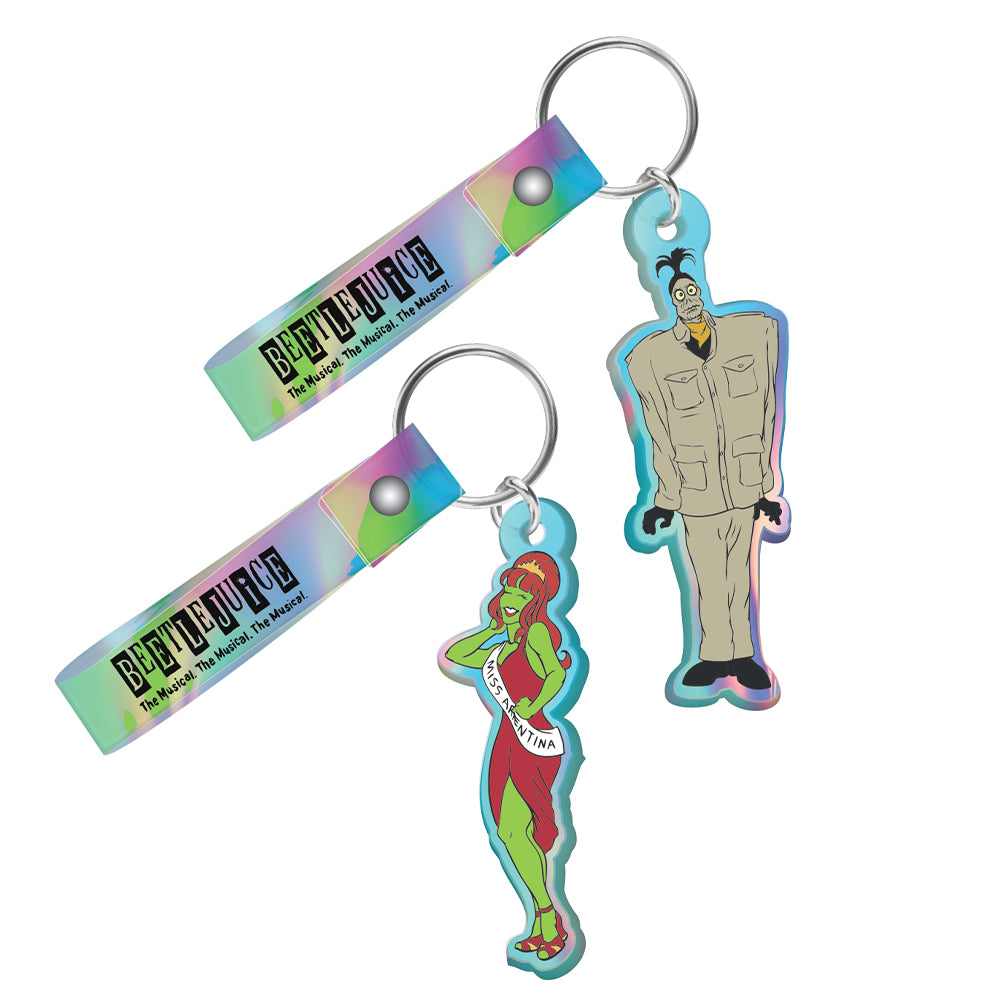 Beetlejuice Mystery Box Keychain