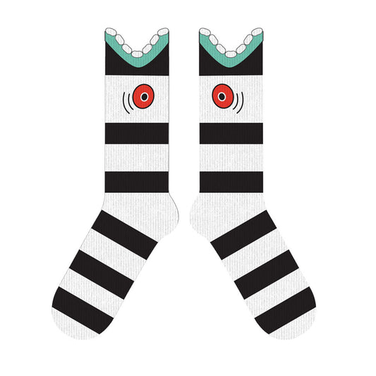 Beetlejuice Sandworm Socks