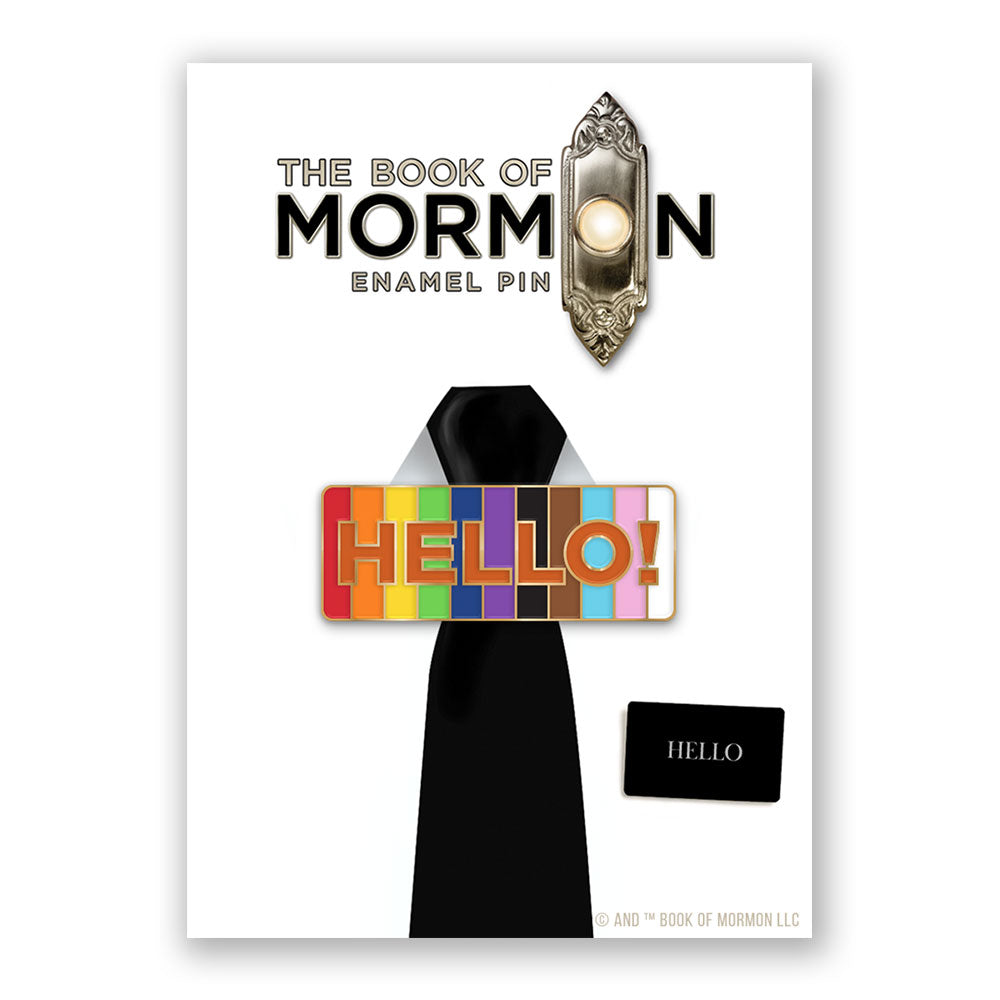 Book of Mormon the Musical Pride Hello Pin