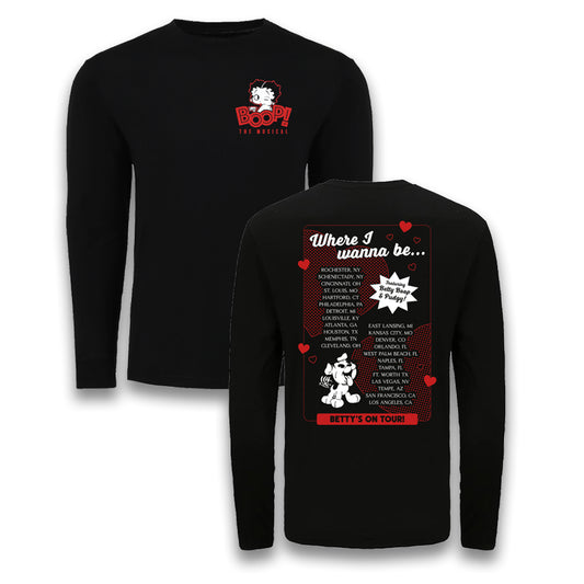 Boop the Musical Tour Back Long Sleeve Tee