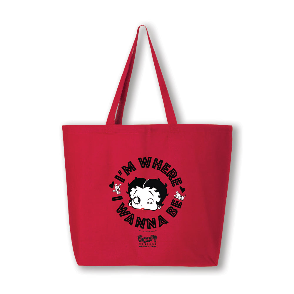 Boop! The Musical Where I Wanna Be Tote