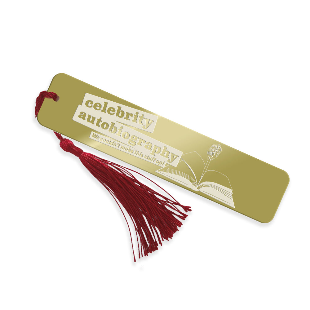 Celebrity Autobiography Logo Bookmark