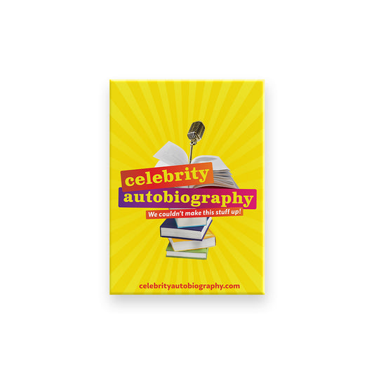 Celebrity Autobiography Logo Magnet