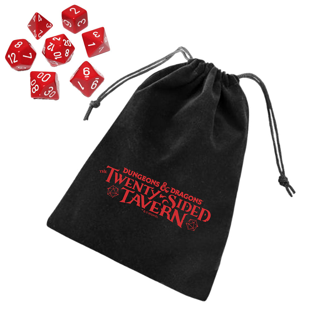 Dungeons & Dragons Twenty Sided Tavern Dice Set and Bag