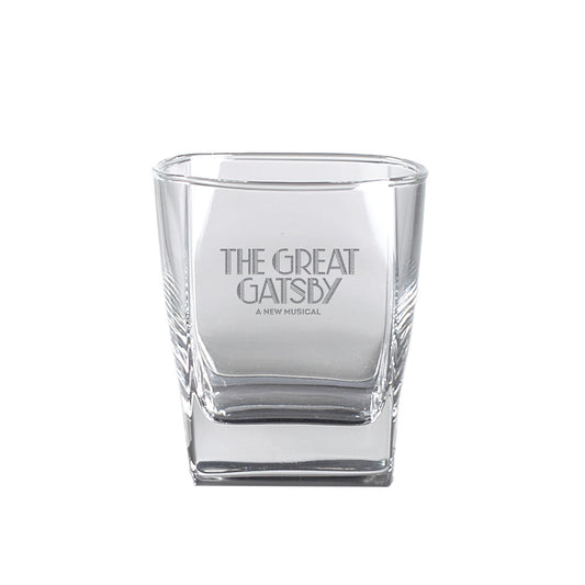 The Great Gatsby Logo Rocks Glass