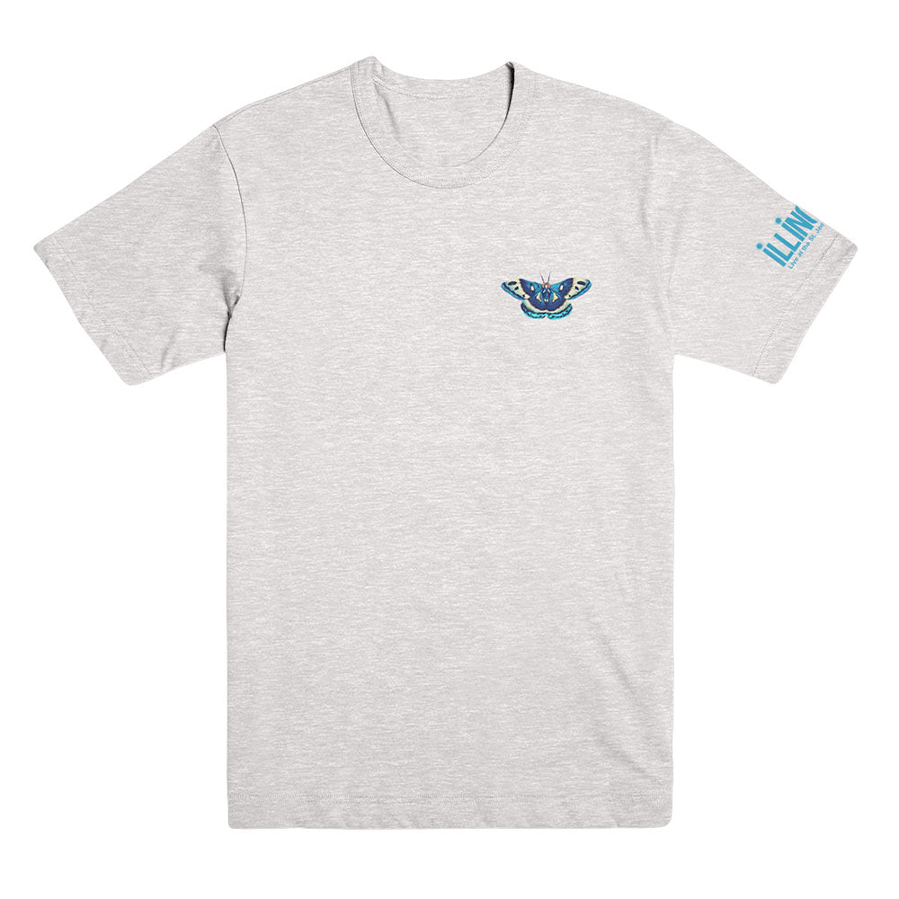 Illinoise Grey Butterfly Tee