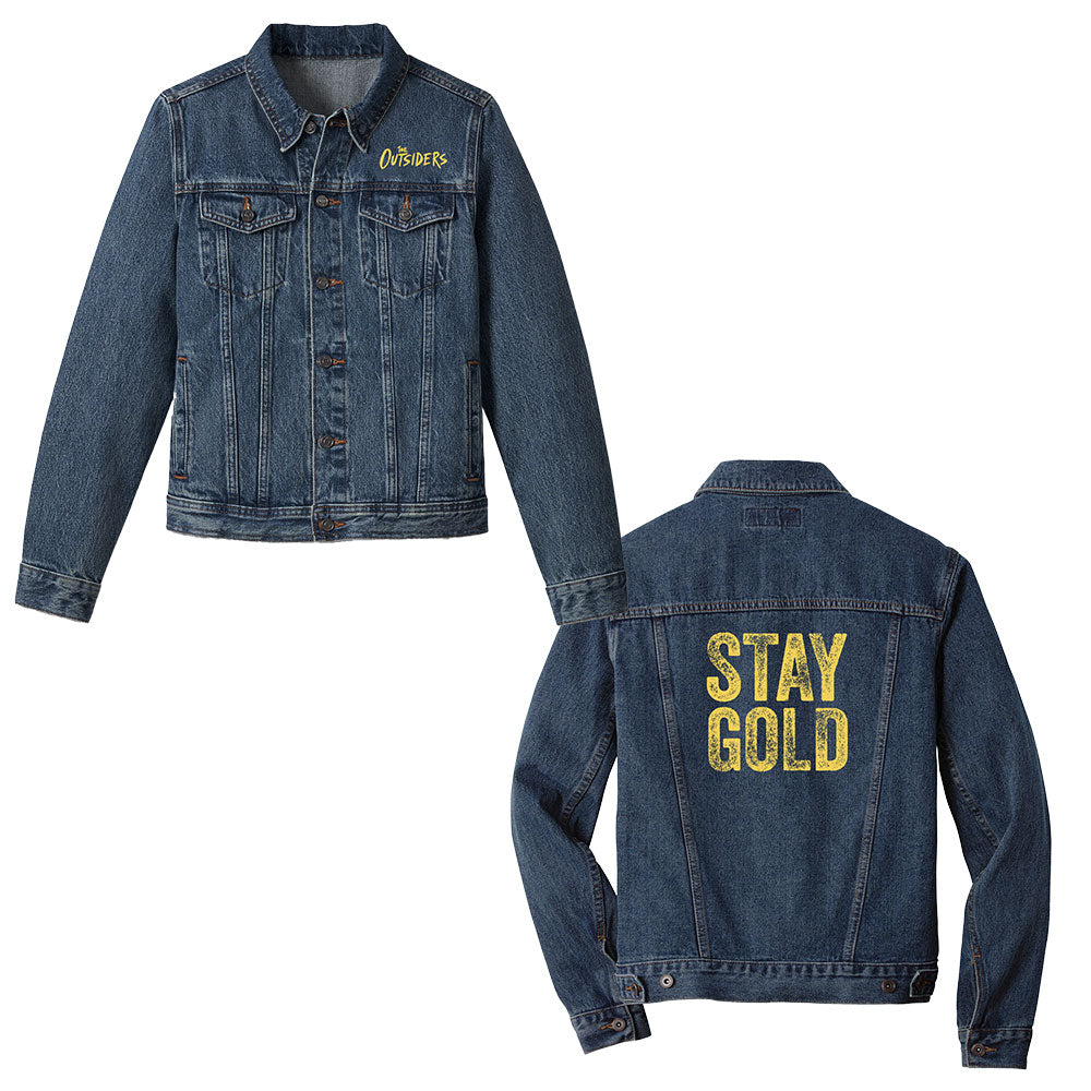 Outsiders Unisex Stay Gold Denim Jacket