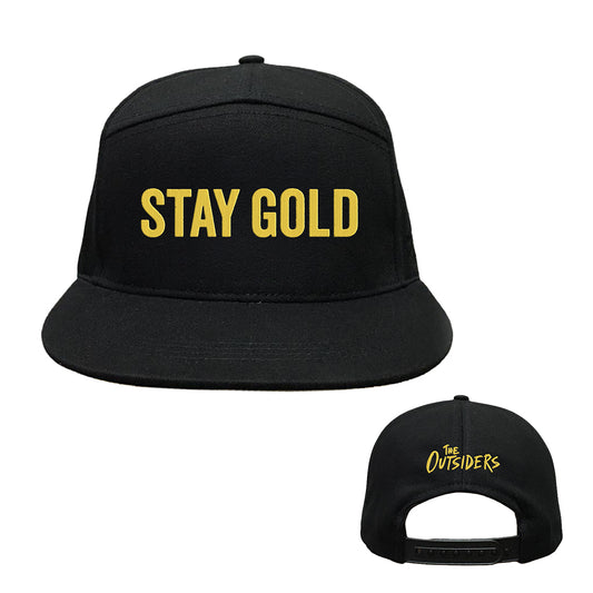 Outsiders Stay Gold Camper Hat