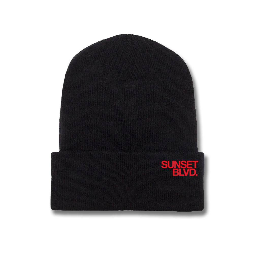 Sunset Boulevard Logo Beanie